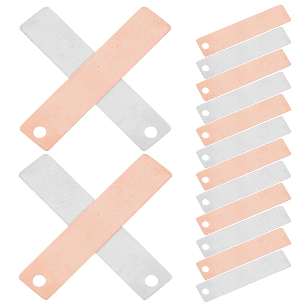 20 Pcs Electroplating Anode Copper and Zinc Strips Kit Electrode