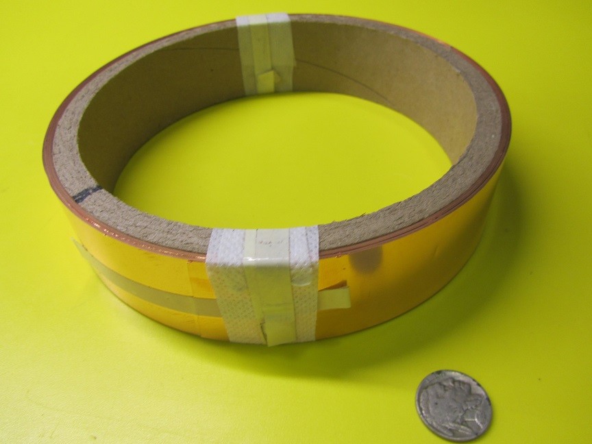 110 Copper Foil Soft Temper .002″ Thick x 1 1/2″ Wide x 100 Foot Length