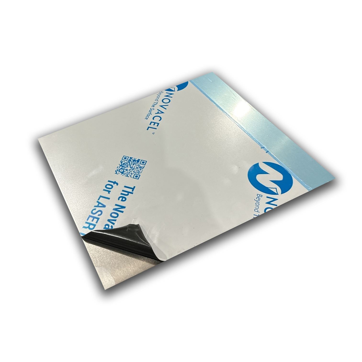 0.125″ x 24″ x 24″, 5052-H32 Aluminum Sheet, Mill Finish w/PVC