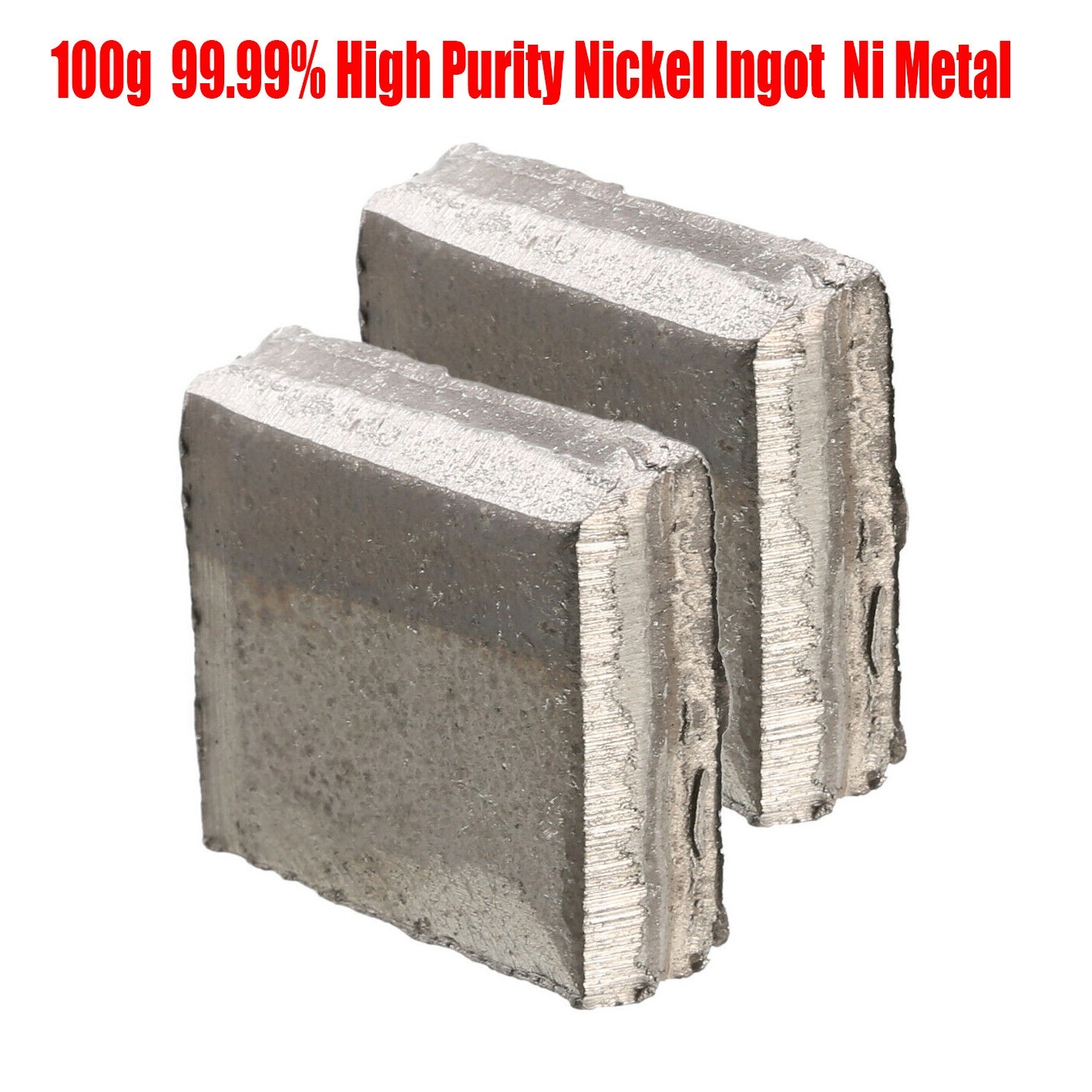 Ni100g 99.9% High Purity Nickel Ingot Sheet Pure Nickel Metal DIY Accessories