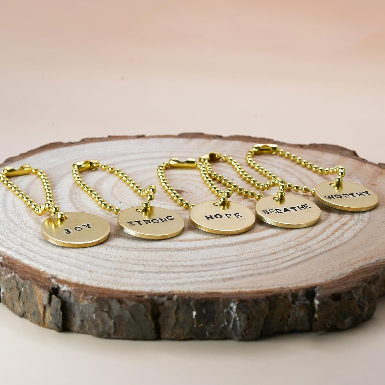 3/4 Inch Circle Brass Blanks 14ga. Thick Smooth Edges Brass Round Disc Tags for