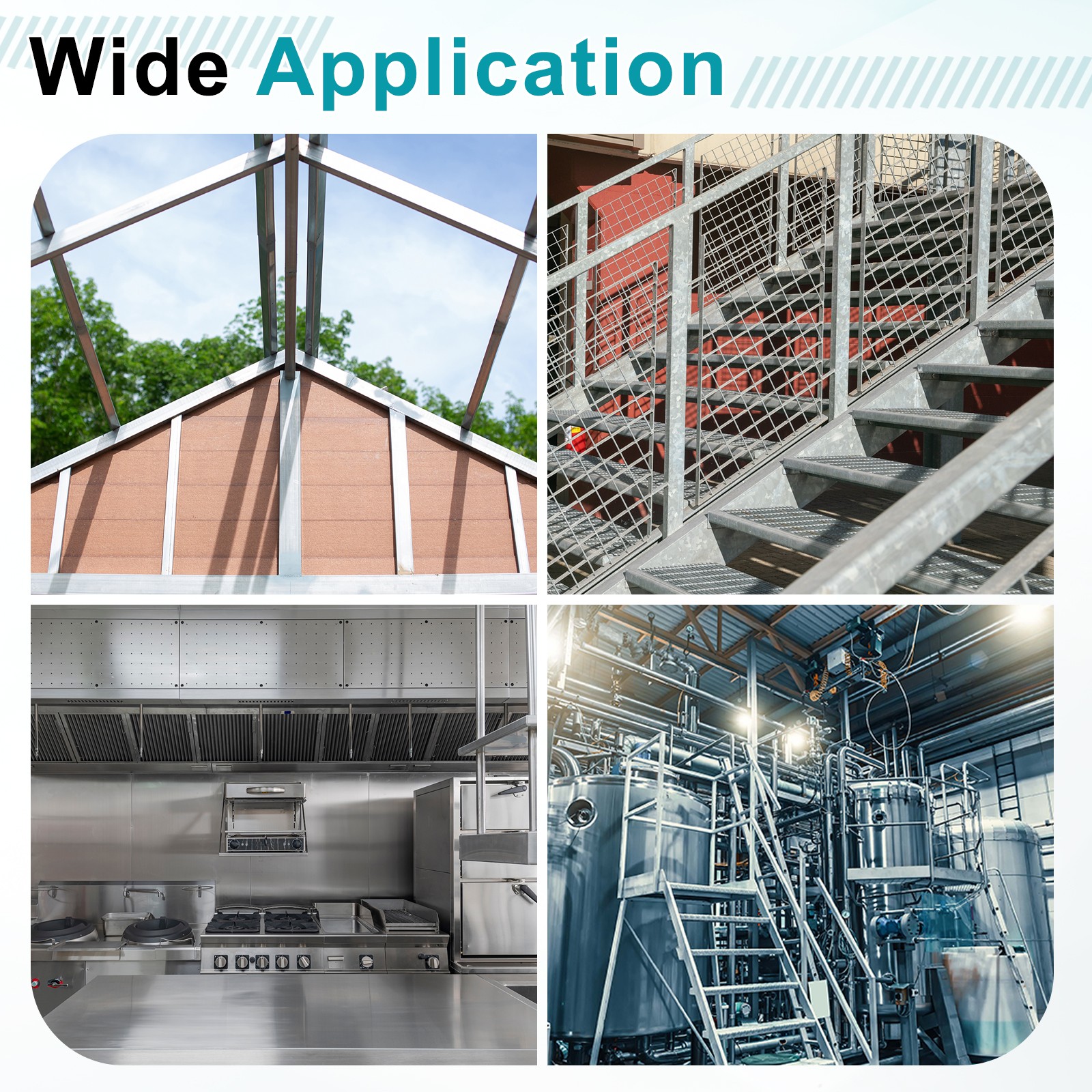 2 Pcs 304 Stainless Steel Flat Bar 3/16″ x 13/16″ x 12″ Trim Strips Sheet