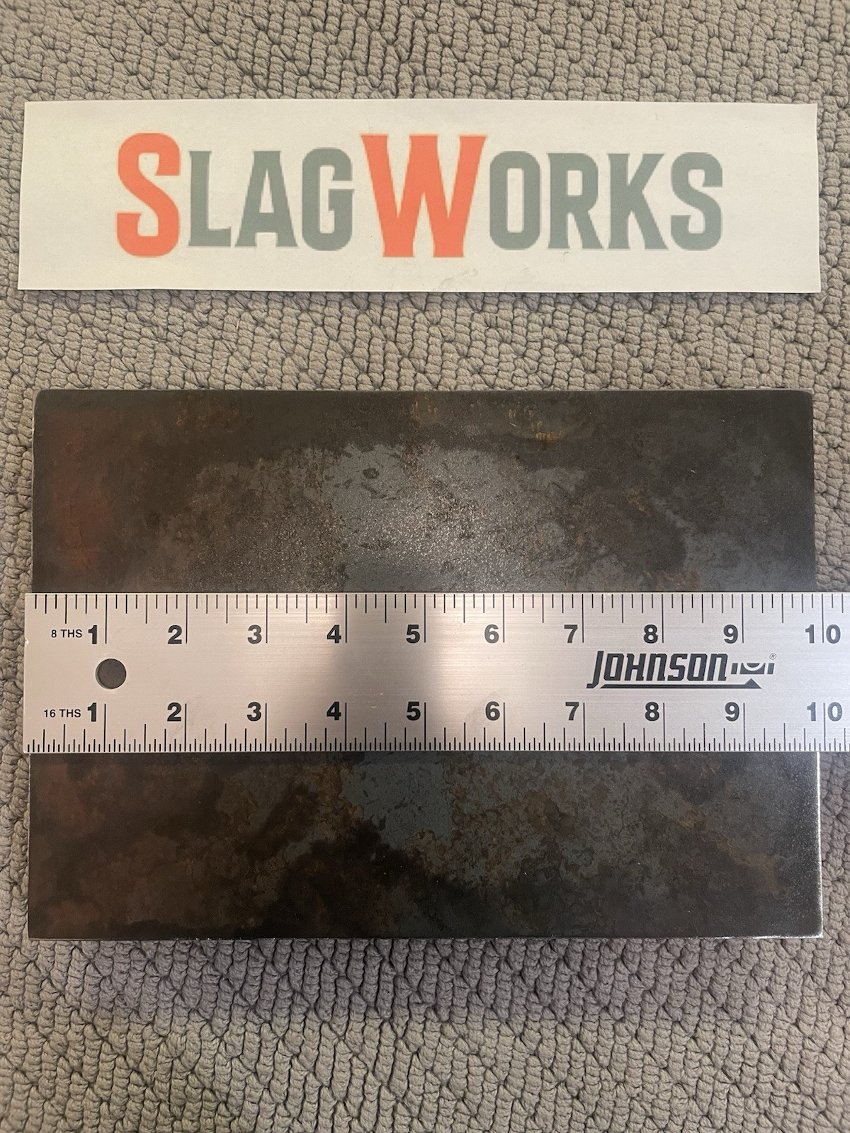 1/4x7x10 inch steel plate 7”x10” A36 Hot Roll Flat .25″ Thick