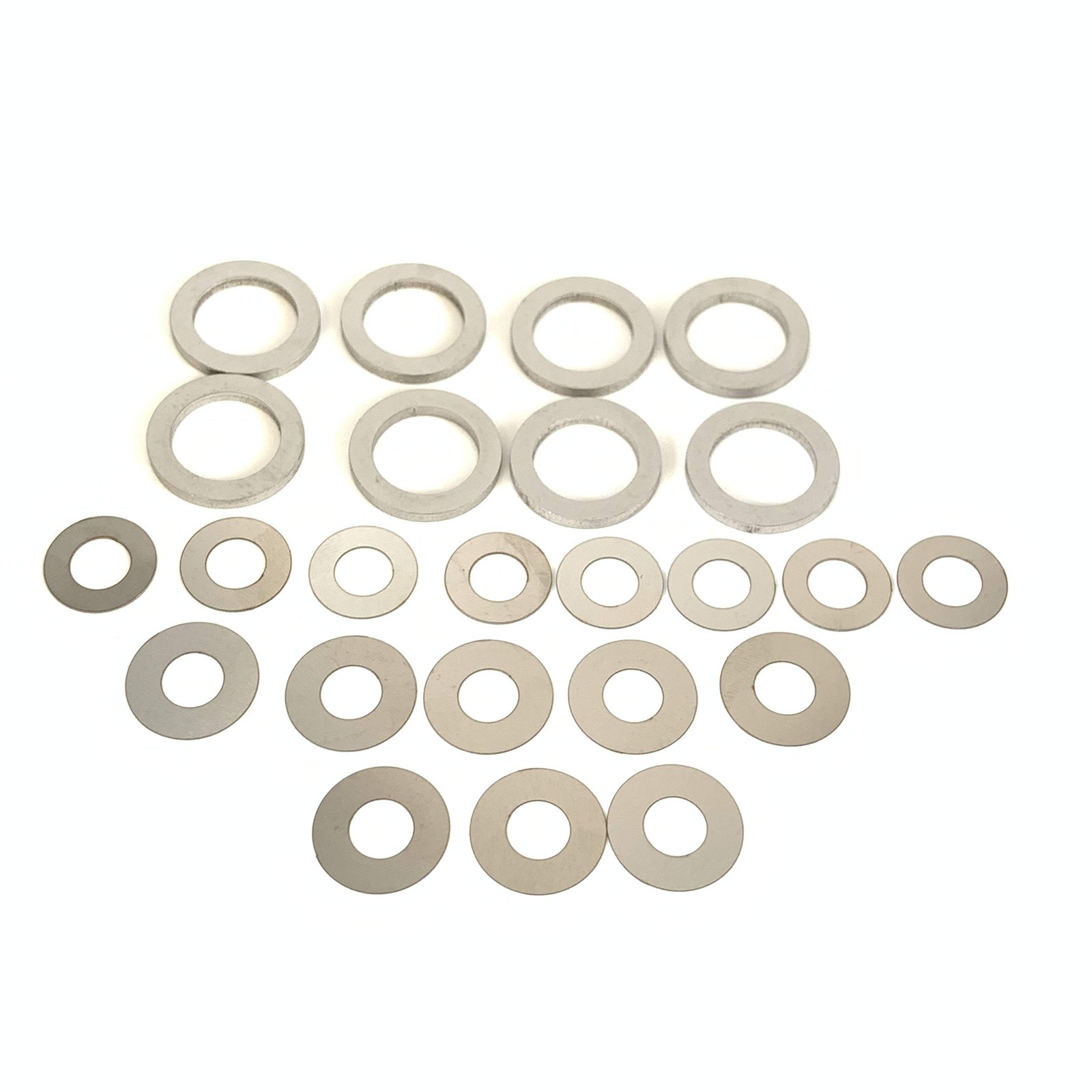 24 Pack Diff Shim Kit Stainless Steel Shim Washers Precision Spacers Set