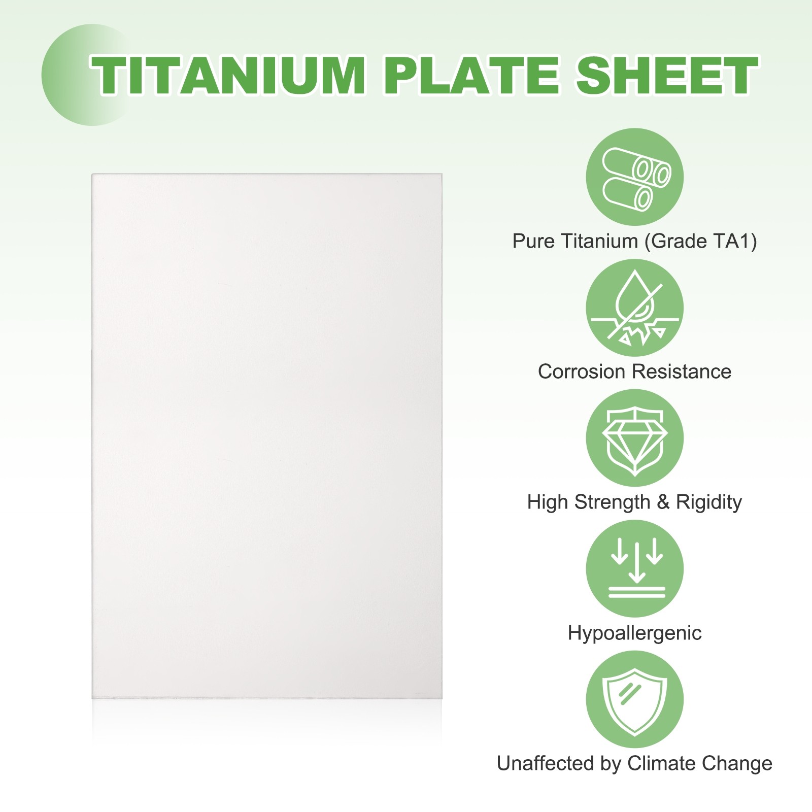 150x100x2mm Pure Grade TA1 Titanium Plate Sheet Titanium Metal Sheet