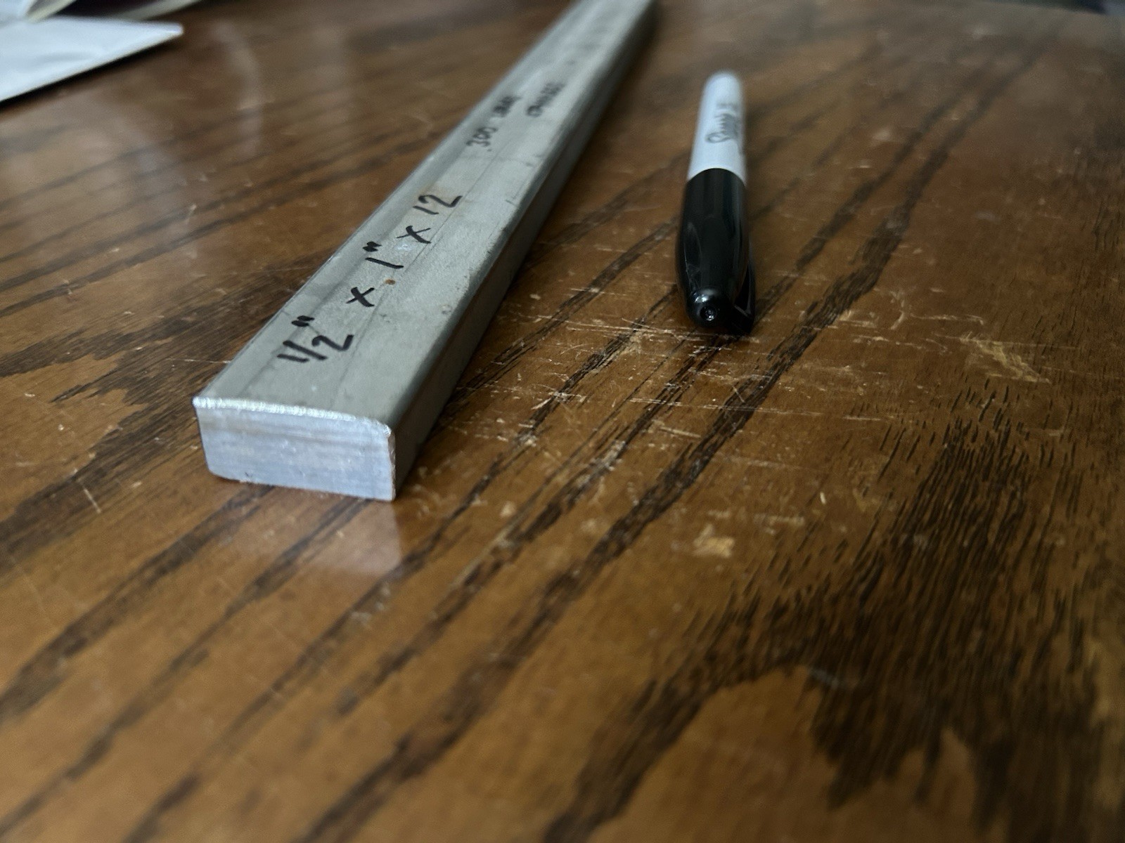 1/2″ x 1″ x 12″ Stainless Steel Flat Bar
