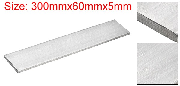 304 Stainless Steel Flat Bar, 3/16″ Thickness 2 3/8″ Width 11 3/4″ Length