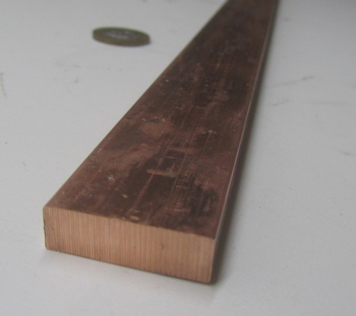 110 Copper Bar H02, 5/16″ Thick x 1.0″ Wide x 24 Inch Length