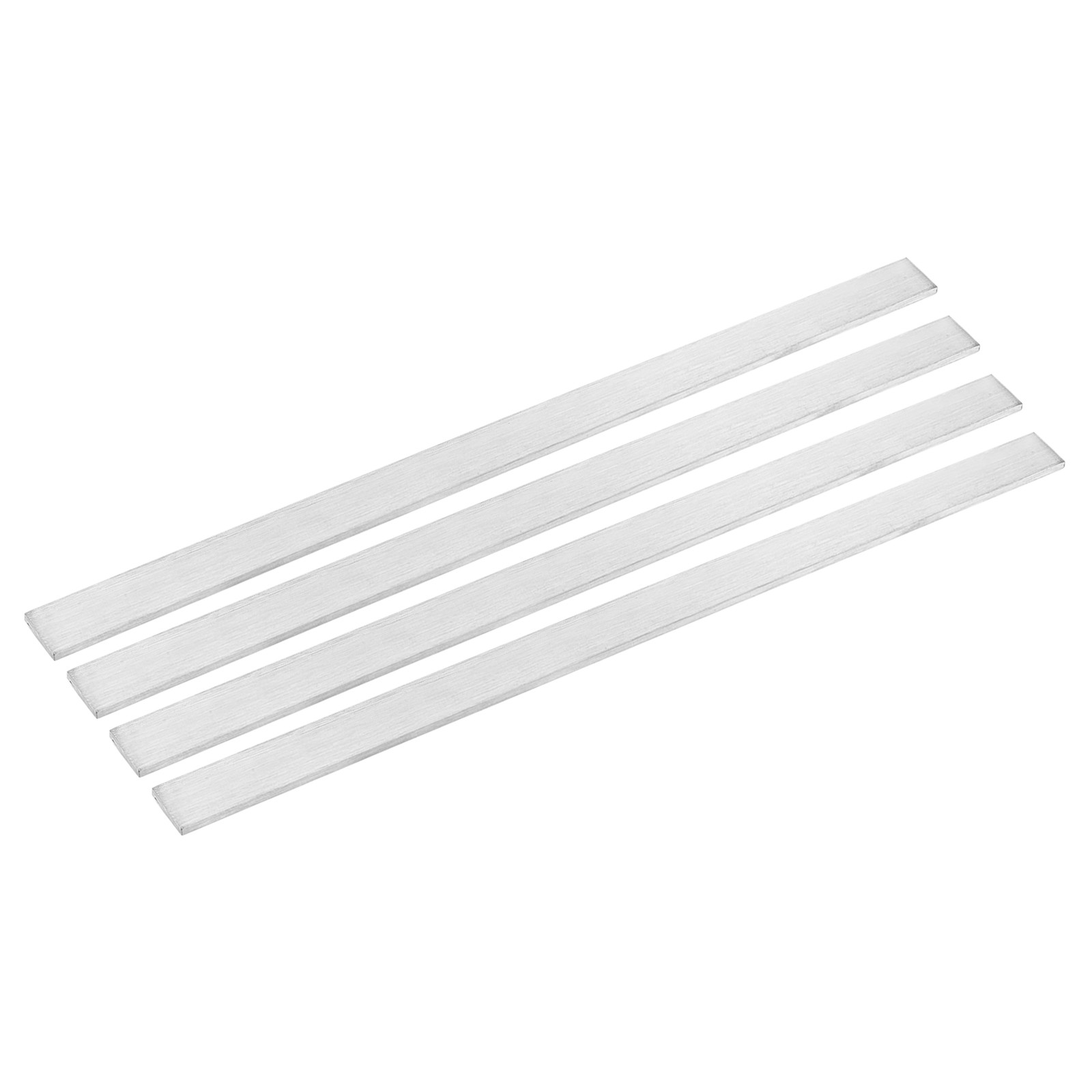4Pcs 304 Stainless Steel Flat Bar 1/8″ Thickness 3/8″ Width 12″ Length
