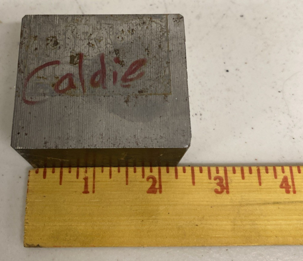 Lot 10.5 LBS Uddeholm Caldie Tool Steel Stock Rectangle Block Alloy CNC ESR