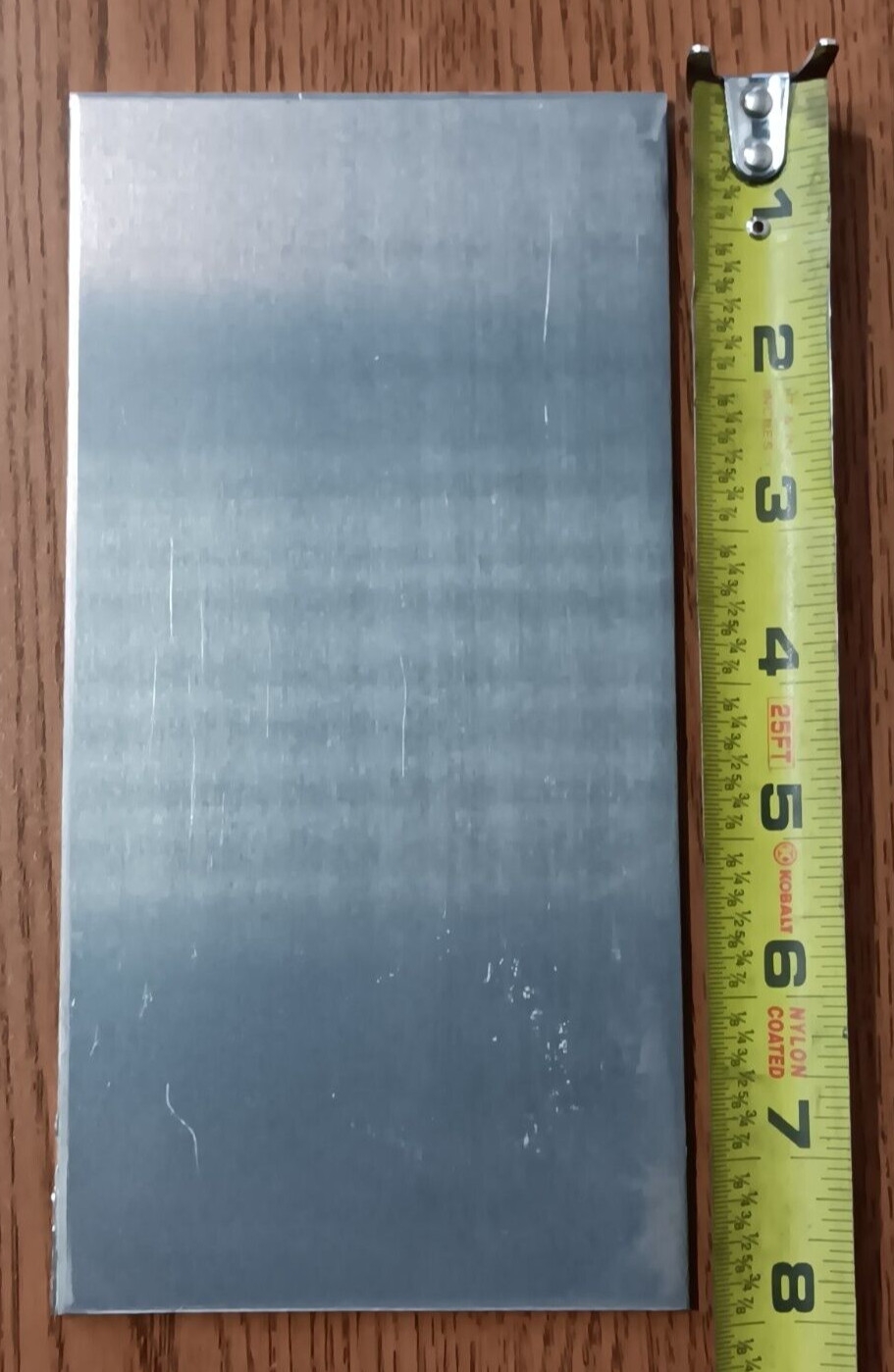 6PCS ALUMINUM 5052, .125″ x 4″ x 8″, SCRAP, WELDING