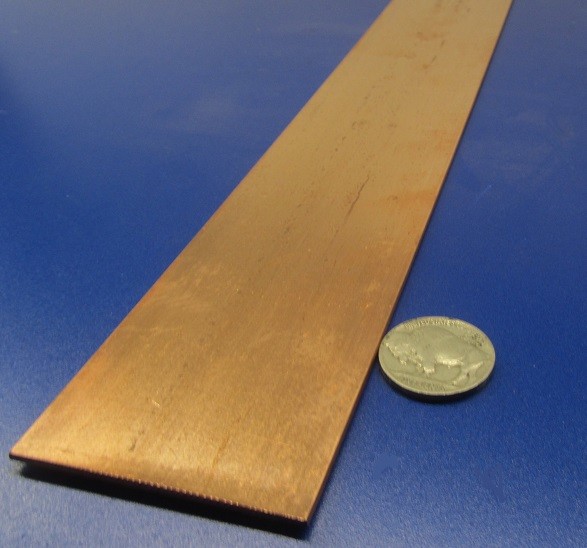 110 Copper Bar H02 .050″ Thick x 2.0″ Wide x 36.0″ Length