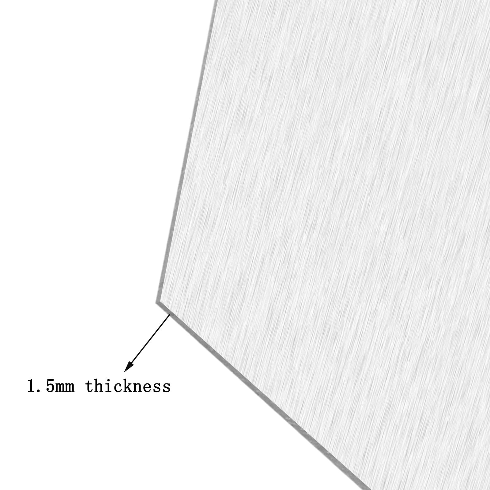 6061 T6 Aluminium Sheet, 12×12 inches, 1.5mm Thickness, Heat Treatable Rectan…