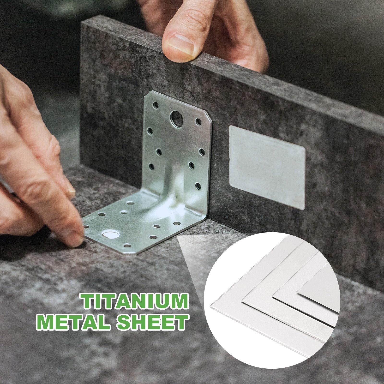 200x200x0.5mm Pure Grade TA1 Titanium Plate Sheet Titanium Metal Sheet