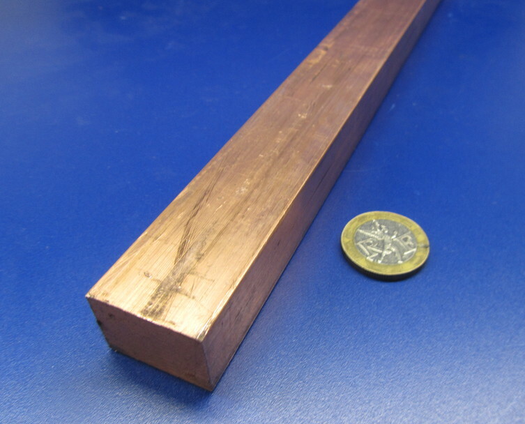 182 Copper Bar 3/4″ Thick x 1.0″ Wide x 3 Foot Length