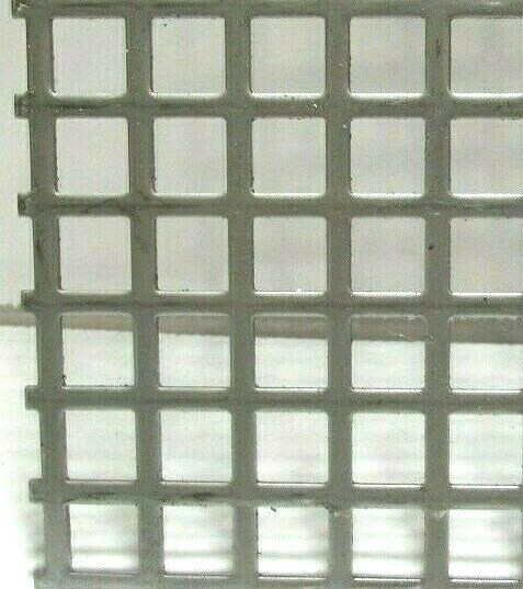 3/8″ SQUARE 16 GA. CARBON STEEL PERFORATED METAL– 12″ X 36″