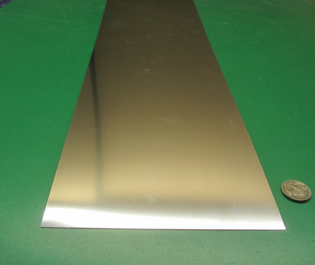 18-8 Stainless Steel Sheet, Full Hard, .0005″ x 6.0″ x 100″