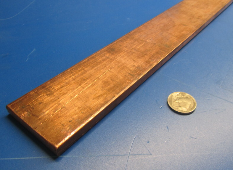 110 Copper Bar H02, 5/16″ Thick x 2.0″ Wide x 24 Inch Length