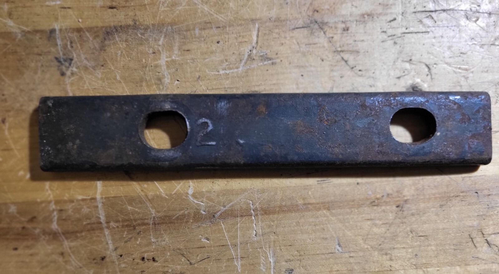 1/4″ x 1 1/4″ Steel Flat Bar x 7 3/8″ Hot Rolled Steel Spacer – New Old Stock
