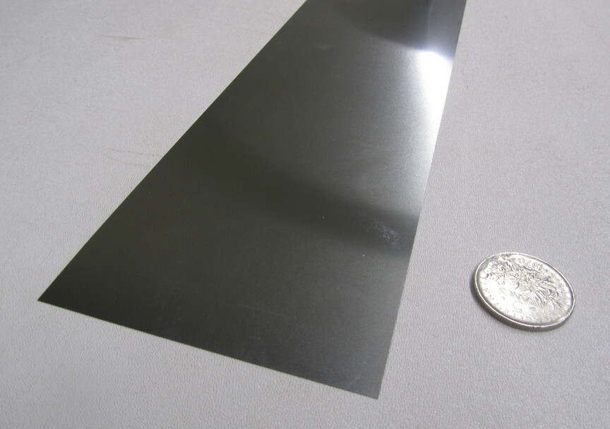 301 Stainless Steel Sheet Shim, .020″ (+/-.0010″) x 4.0″ Width x 5 Foot Length