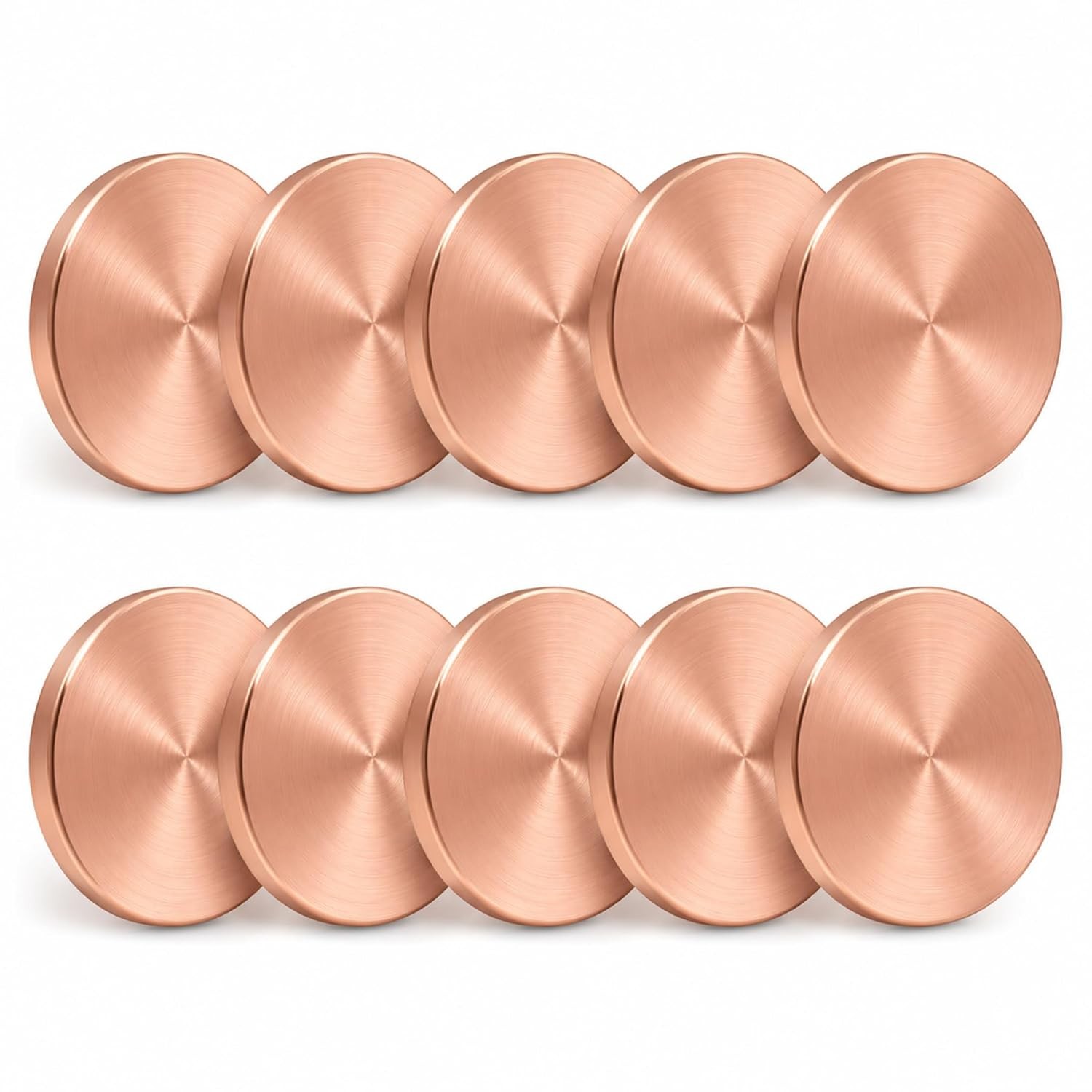 Lot of 10 Copper Round Disc Blanks, 11/4″ Dia. x 1/8″ Thick .125 Copper Metal…