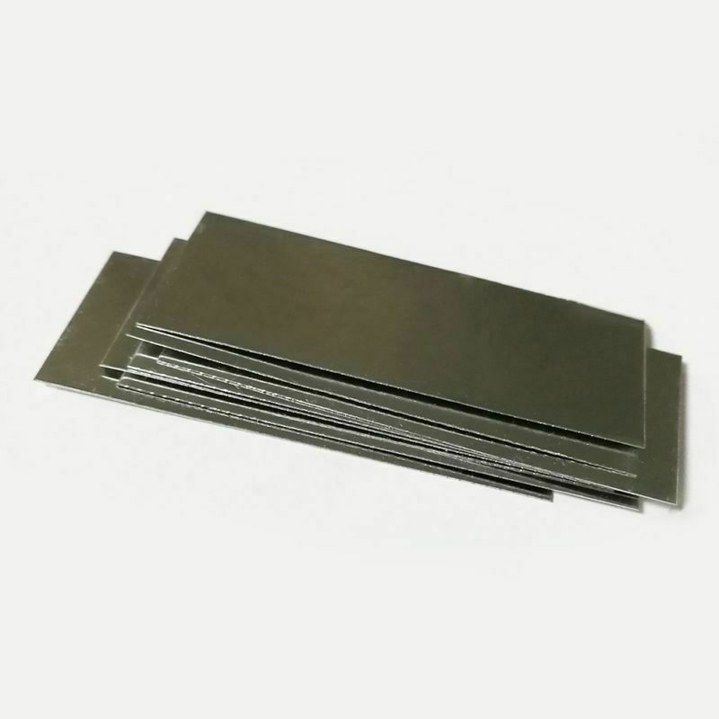2PCS zinc Electrode Strip Scientific Zinc Electrode