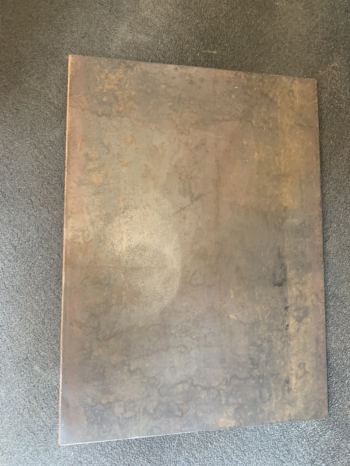 3/8″ .375″ Hot Rolled Steel Sheet Plate 9″X 12″ Pizza Plate
