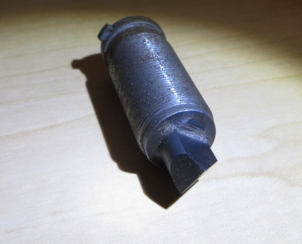 7/32″ X 5/16″ mounted Tool Steel bit in 1/2″ threaded holder 5A1F