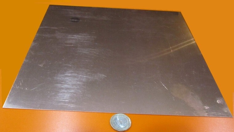 101 Copper Sheet 1/8 to 1/4 Hard .032″ Thick x 12.0″ Wide x 12.0″ Length