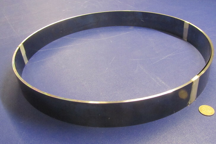1095 Hard Blue Tempered Spring Steel Shim .025″ Thick x 2.00″ Wide x 600″ Long