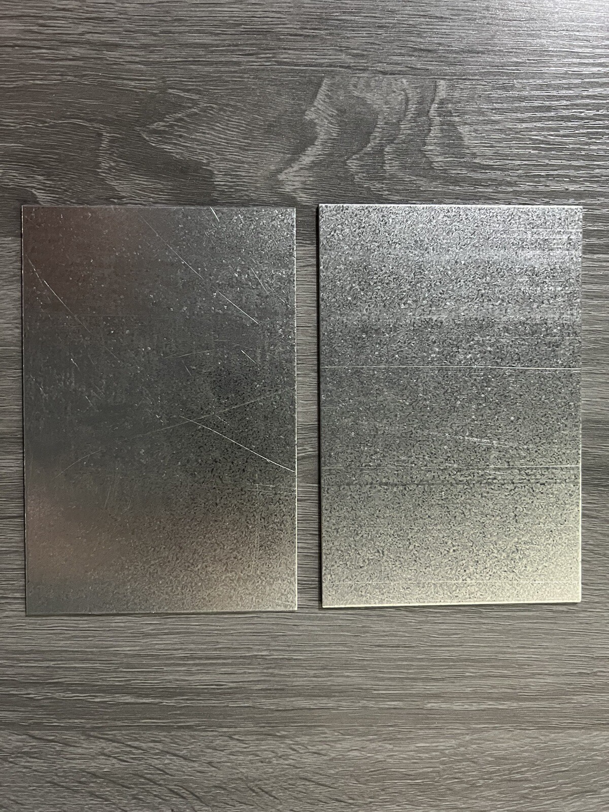 6 Pieces 8”x4” Galvanized Metal Scrap 18 Gauge