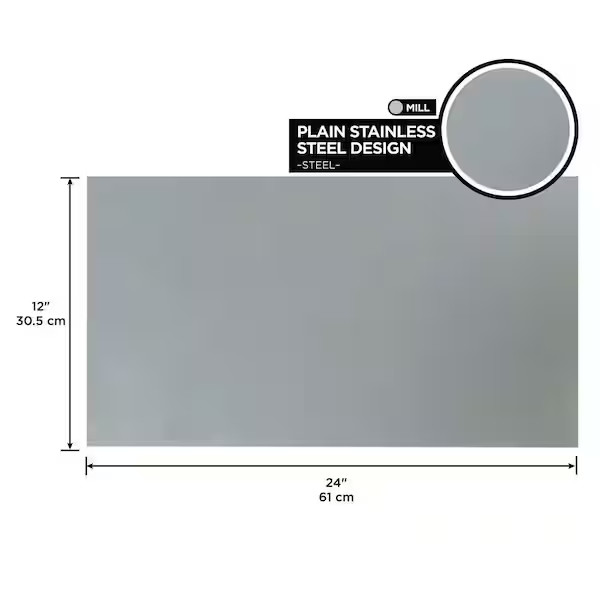 12×24 Weldable Steel Sheet 22 Gauge Metal Plate for Welding Fabrication Repair