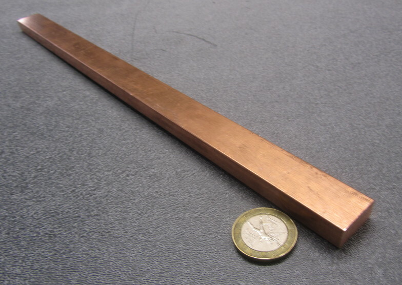182 Copper Bar 3/8″ Thick x 3/4″ Wide x 1 Foot Length