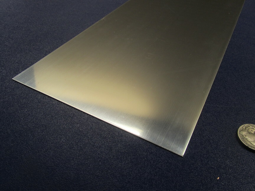301 Stainless Steel Sheet Shim, .008″ (+/-.0004″) x 6.0″ x 1 Foot Length