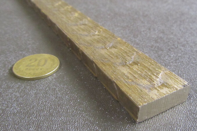 954 Bronze Oversize Flat Bar 1/4″ Thick x 1.0″ Wide x 36.0″ Length