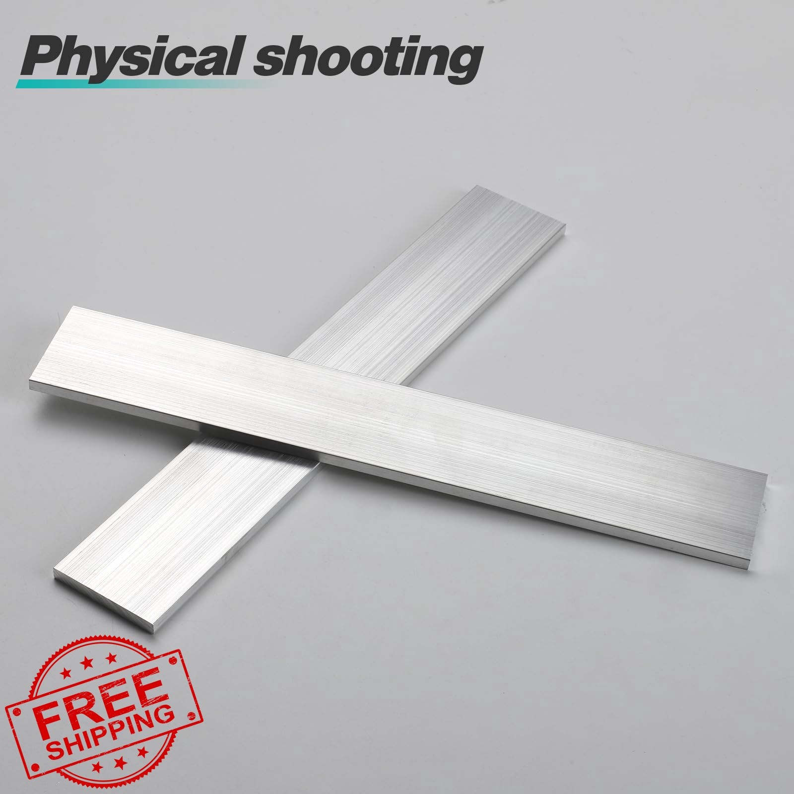DOUYUDAO 3pc 1/4x2x12inch Aluminum Flat Bar