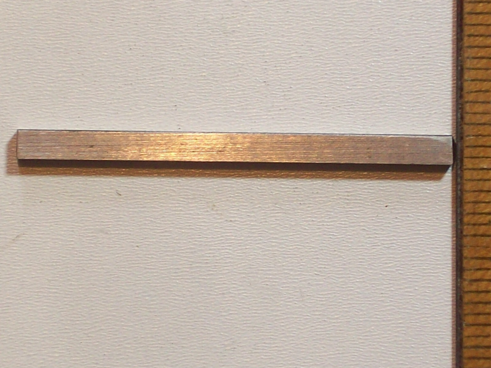 Tool KEYSTOCK FASHION SQUARE GROUND 4.25 MM 4 1/4 MM .1675” X 2 7/16 INCH LONG