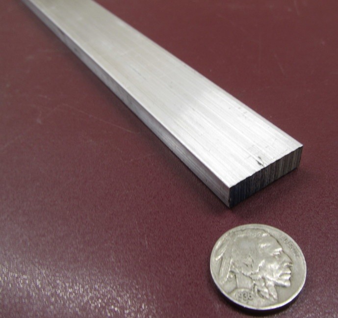 6061 T651 Aluminum Bar, 5/16″ (.312″) Thick x 1.0″ Wide x 36″ Length, 2 Units