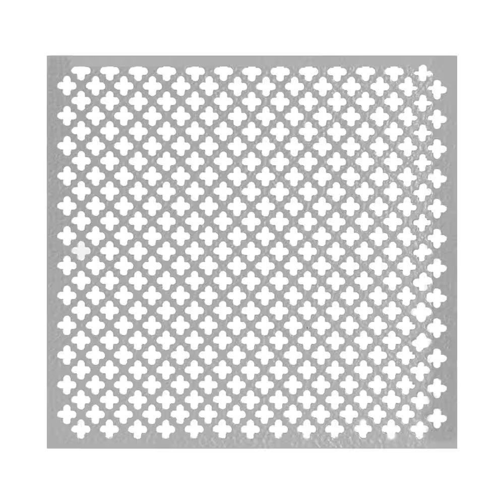 Cloverleaf Mill Aluminum Sheet Silver Metallic Paintable Metal 1 Ft. X 1 Ft.