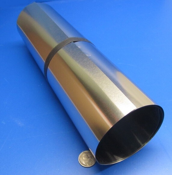 316 Stainless Steel Sheet Soft .010″ Thick x 12.0″ Width x 100.0″ Length