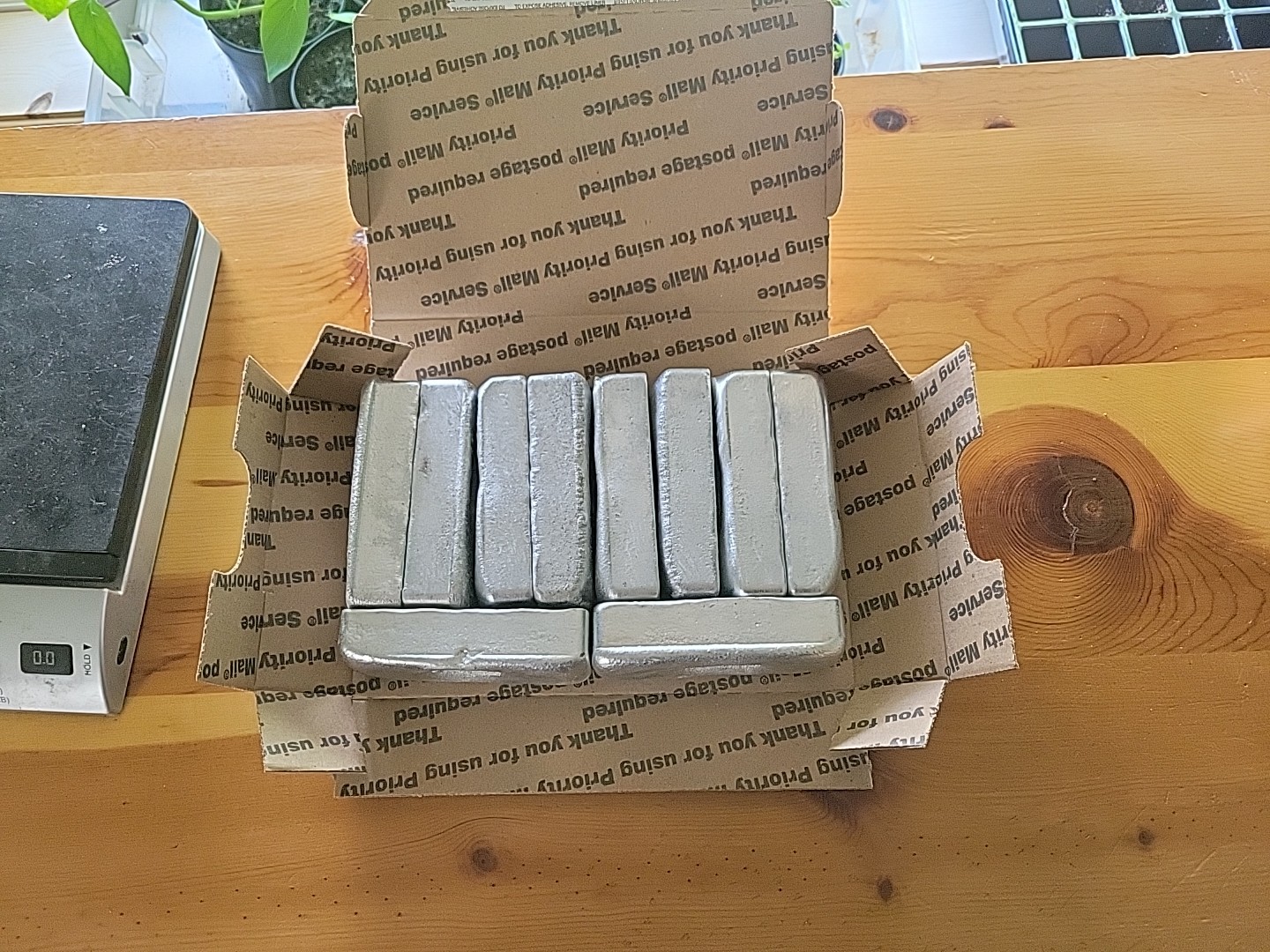 Aluminum Ingots For Casting Metalworking (Hand poured) 4+lbs