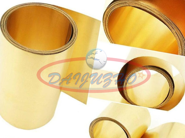ONE 0.3MM*300MM*500MM Brass Metal Sheet Plate 98%