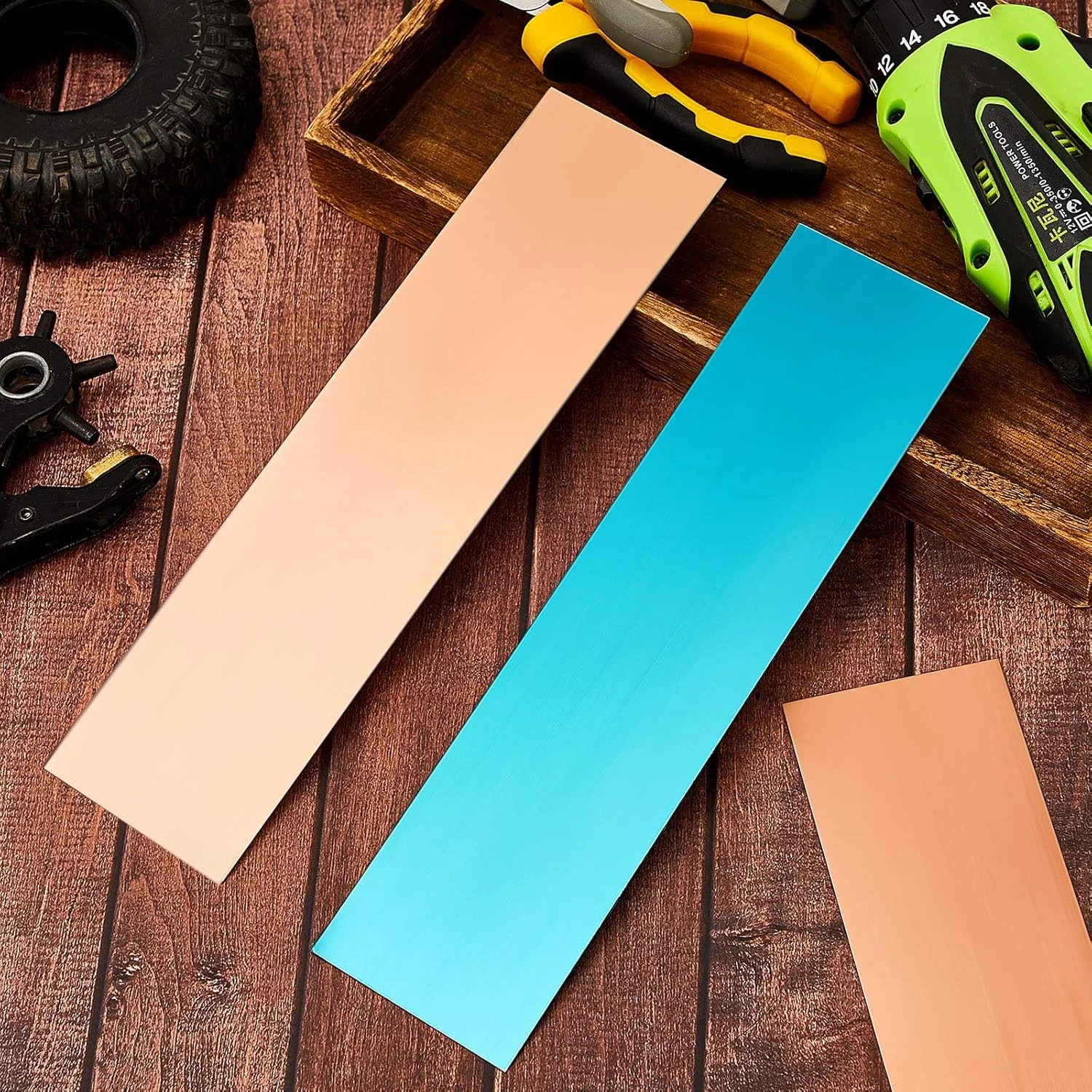 10 Pcs Pure Copper Anode Sheet (99.995% Pure) for Plating and Electroplating,…