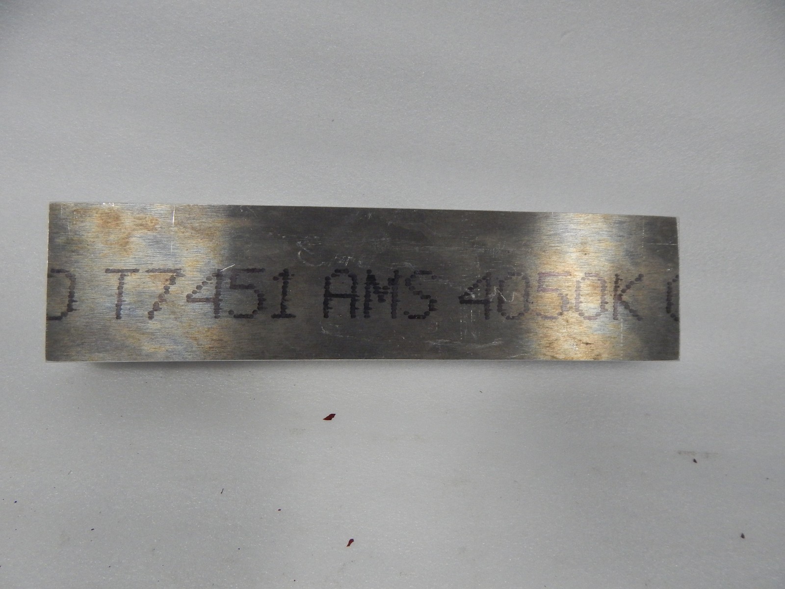 1-1/4″ thick Aluminum 7050 PLATE 2-5/8″ x 11″ Long 1.24 X 2.68 X 11
