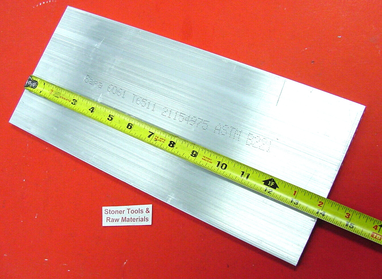 3 Pieces 5/8″ X 6″ ALUMINUM 6061 FLAT BAR 14″ long Solid T651 Extruded Stock New