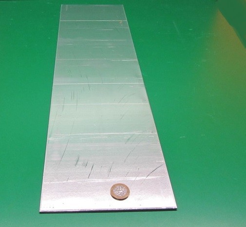 1100 Aluminum Sheet Softened (O) .090″ Thick x 6.0″ Wide x 24.0″ Long
