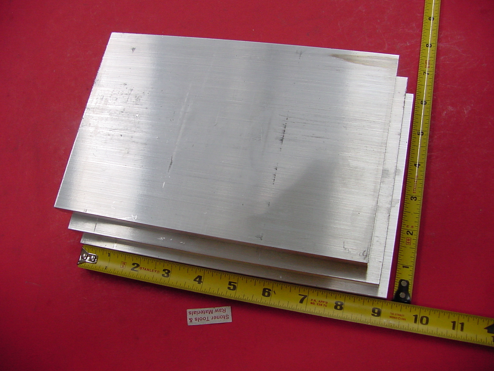 3 Pieces 1/2″ X 6″ ALUMINUM 6061 FLAT BAR 9″ long Solid T6511 Plate Mill Stock