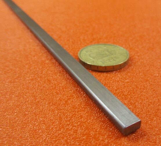 1018 Steel Bar, 1/8″ Thick x 1/4″ Wide x 24″ Length, 6 Pcs