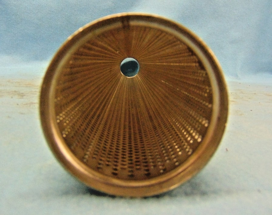 SANICLEAN 316L SS PERF. STRAINER BACK-UP TUBE 30-3/4″ L X 3″ DIA. 1/8″ HOLES