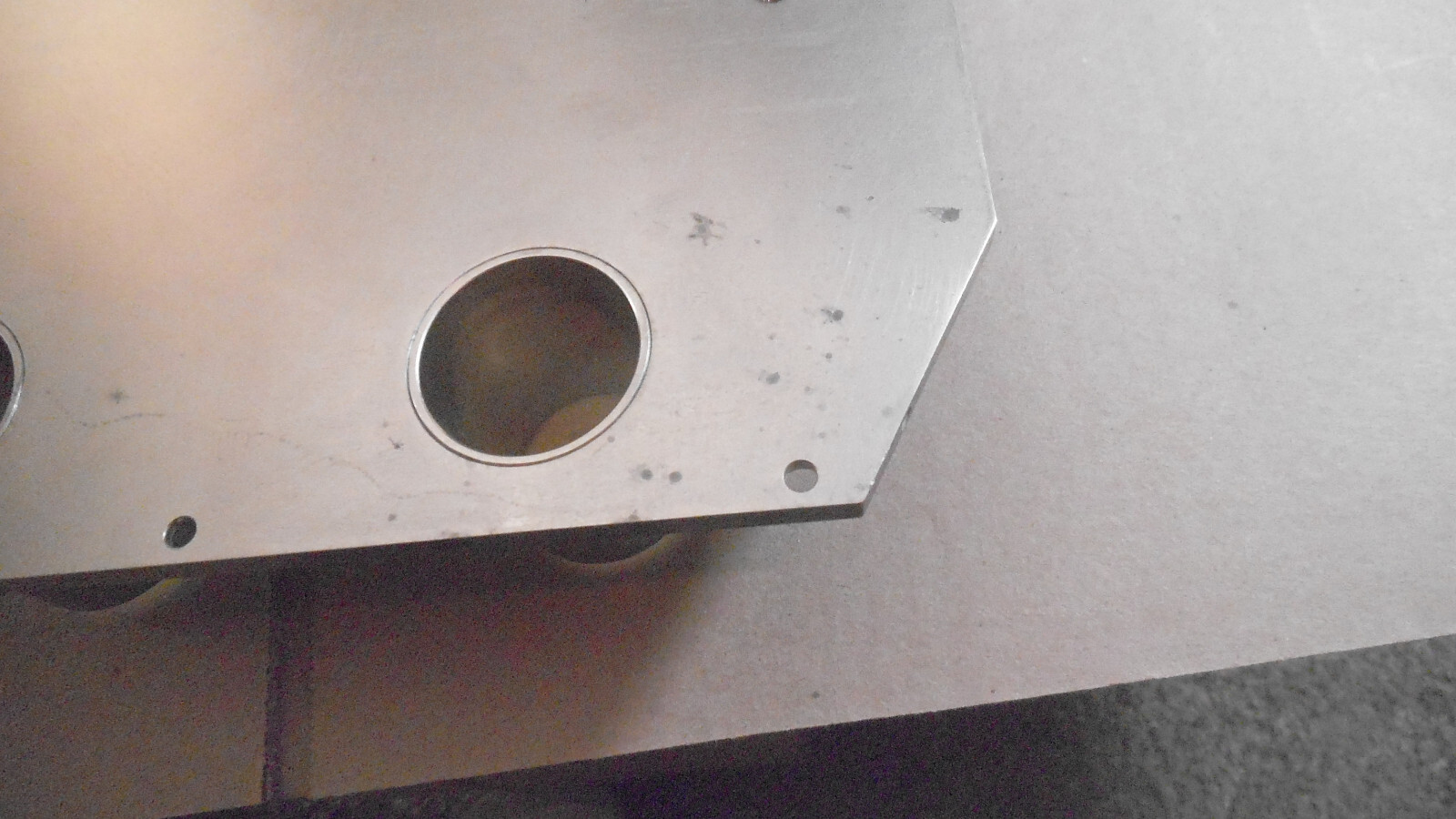 Nickel plated Aluminum plate, 14-7/8″ x 9-7/8′” x 1/4″ thick